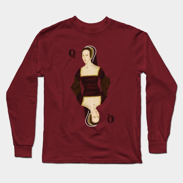 Anne Boleyn Long Sleeve T-Shirt by SuperHans